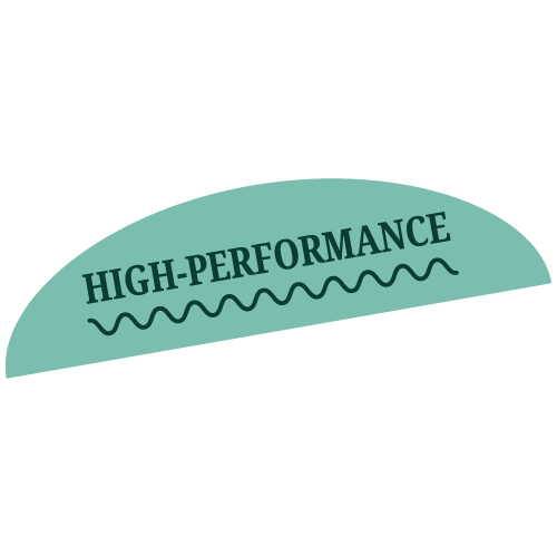 Light green badge high performance pataat